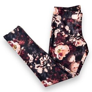 American Eagle Women’s Hi-Rise Floral Pink Rose Garden Leggings Size Medium